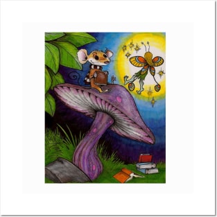 Mushroom Mouse Posters and Art